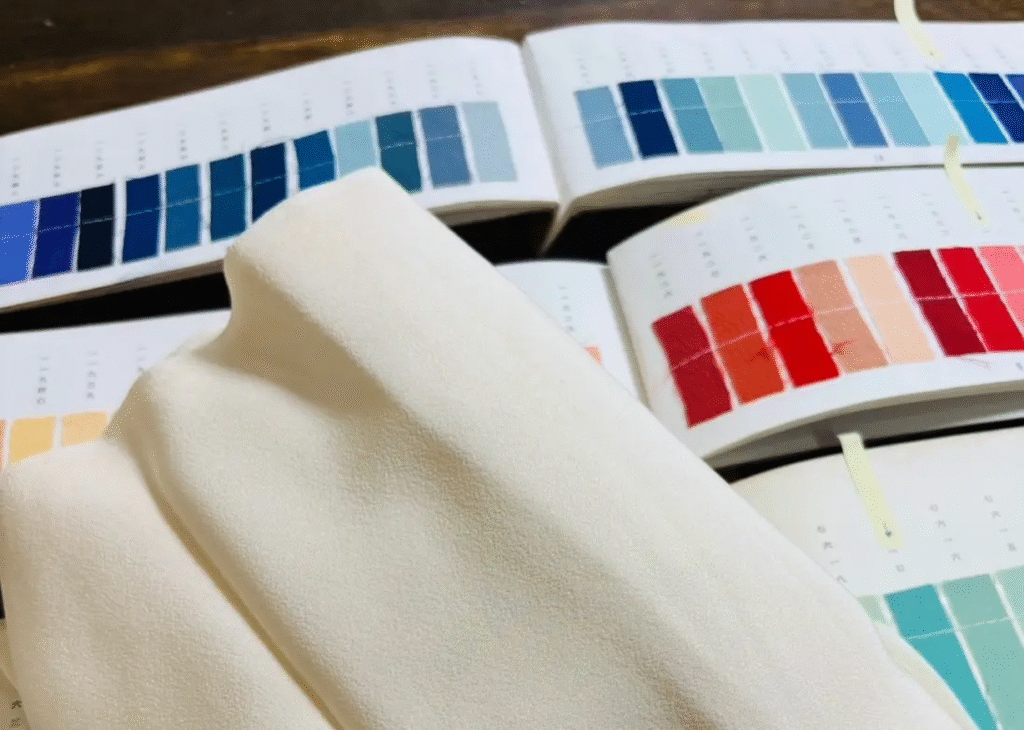 端切れ布と色見本
